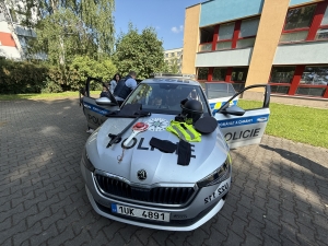 Policie ČR-návštěva v Beruškách