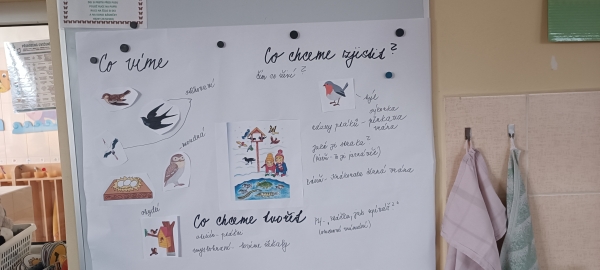 Straka nos&iacute; b&iacute;lou vestu