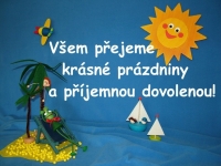 Sovičky přejí KRÁSNÉ PRÁZDNINY